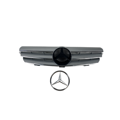 Решетка за Mercedes CLK W209 (2002+) - хром