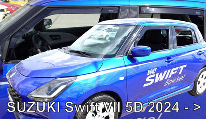 ВЕТРОБРАНИ ЗА SUZUKI SWIFT (2024+) - 4БР. ПРЕДНИ И ЗАДНИ