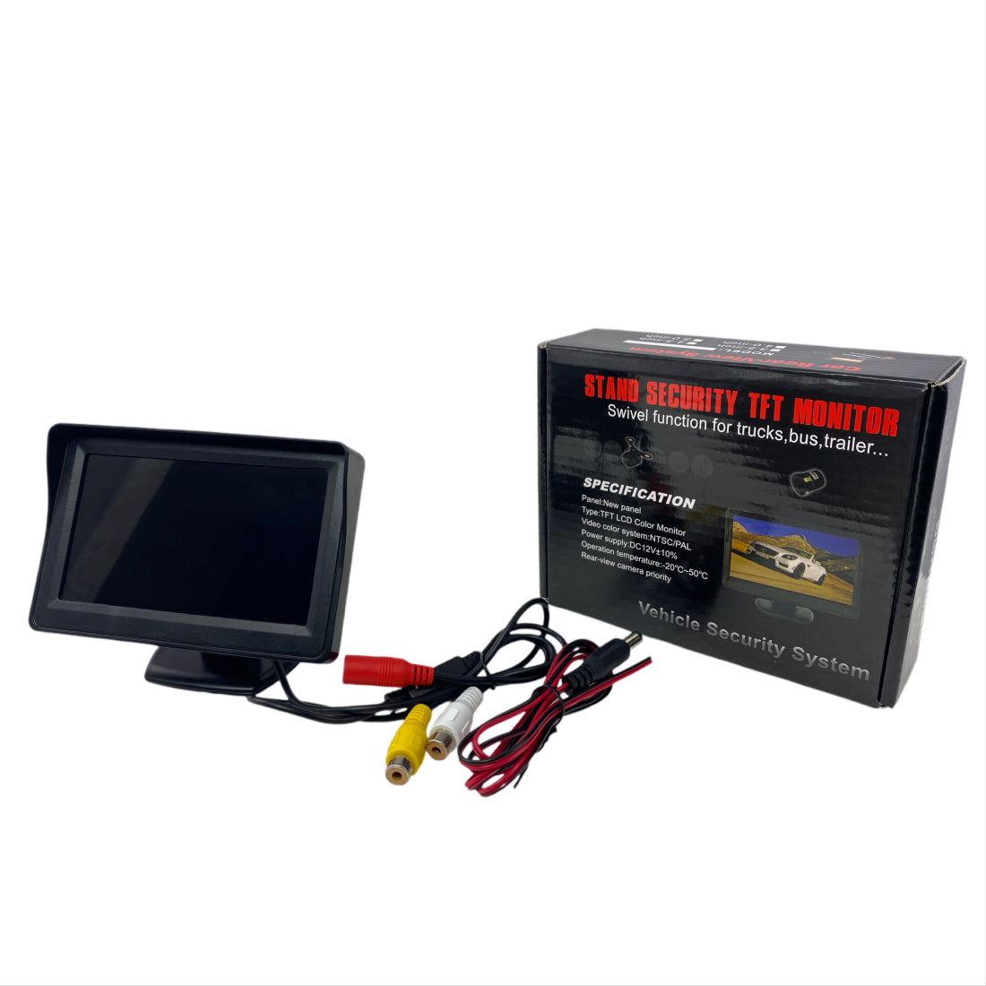Цветен LCD дисплей 4,5" за камера за задно виждане