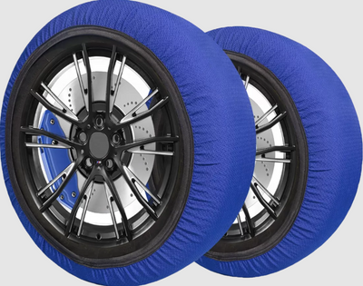 Текстилни вериги за сняг Streetech - син цвят - размер XL - 2бр.