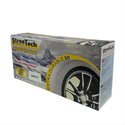 Текстилни вериги за сняг Streetech Pro Series - бял цвят - размер L - 2бр.