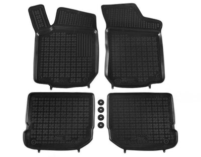 Гумени стелки Rezaw-Plast тип леген за Golf 4 / VW Bora / Beetle / Jetta / Skoda Octavia 1 1997–2010 / Seat Leon / Seat Toledo 1999–2005