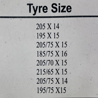 Метални вериги за сняг за джип, бус, SUV, кемпер - размер 225 за 14'' , 15", 16" - 2бр.