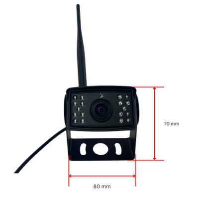 WiFi Камера за задно виждане за телефон за бус, камион, кемпер - с  18 ярки диода - модел 2