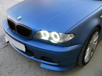 Ангелски Очи Диодни за BMW E46 купе (2003+) с 66 диода - Жълт цвят