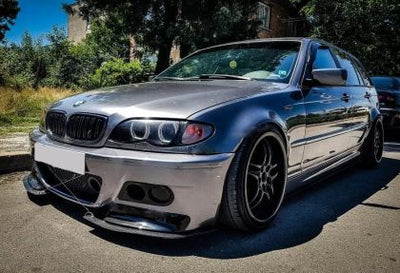 Ангелски Очи кристални за BMW E46 седан, комби (1998-2005) / E46 купе (1998-2003) - U-Design с лупи на дълги светлини