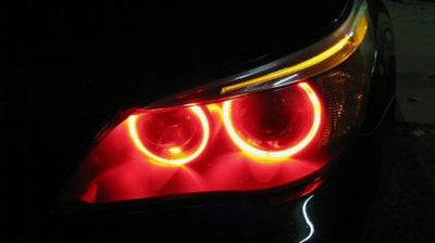 5W Лед крушки за ангелски очи за BMW E39 / E60 / E53 X5 / E65 / E87 / E63  - червен цвят