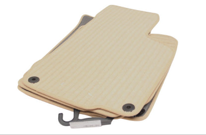 Мокетни стелки за Vw Golf 4 / Vw Bora / Vw Beetle / Skoda Octavia 1 (1997-2010) / Seat Leon, Toledo (1999-2005) - бежови