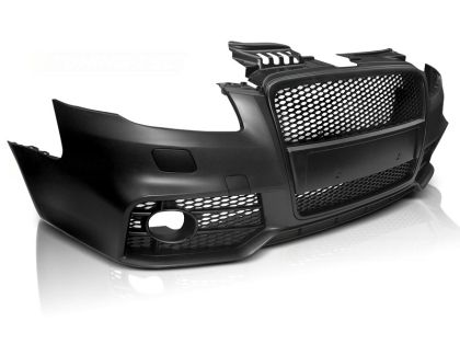 Предна броня за Audi A4 B7 8E (2004-2008) - S-Line Design с черна решетка