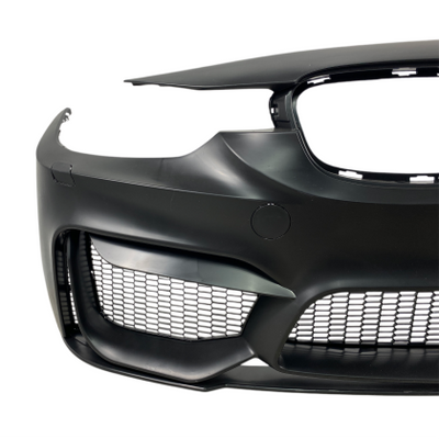Предна Броня за BMW F30 (2011+) - M3 с лип спойлер - без отвори за парктроник