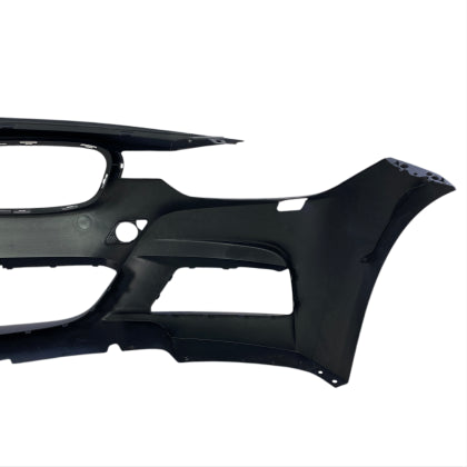 ПРЕДНА БРОНЯ ЗА BMW F30 (2012-2018) - M-TECH ДИЗАЙН С ОТВОРИ ЗА ХАЛОГЕНИ, БЕЗ ПАРКТРОНИК