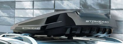 АВТОБОКС JUNIOR STRIKE 199X84X35CM С 85 MM КРЕПЕЖИ,С ДВУСТРАННО ОТВАРЯНЕ С КЛЮЧ, 440 ЛИТРА - ЧЕРЕН ГЛАНЦ