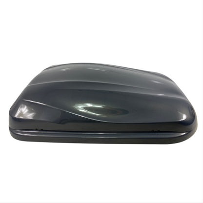 АВТОБОКС JUNIOR ALTRO 140X90X38CM С 70 MM КРЕПЕЖИ, С ЕДНОСТРАННО ОТВАРЯНЕ С КЛЮЧ, 370 ЛИТРА - СИВ АНТРАЦИД ГЛАНЦ