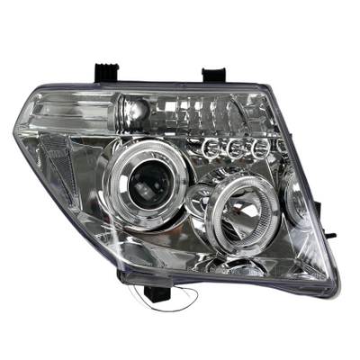 Кристални фарове за Nissan Navara / Pathfinder (2005-2009) - хром