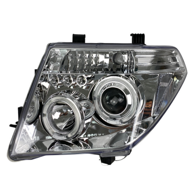 Кристални фарове за Nissan Navara / Pathfinder (2005-2009) - хром
