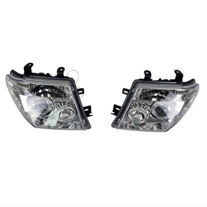 Кристални фарове за Nissan Navara / Pathfinder (2005-2009) - хром