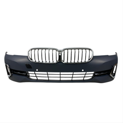 ПРЕДНА БРОНЯ ЗА BMW G30 (2020+) - М5 ДИЗАЙН С ОВТОРИ ЗА ПАРКТРОНИК И КАМЕРА