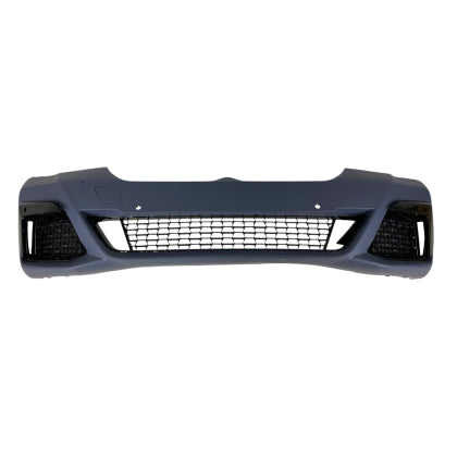 ПРЕДНА БРОНЯ ЗА BMW G30 (2020+) - M-TECH С ОВТОРИ ЗА ПАРКТРОНИК