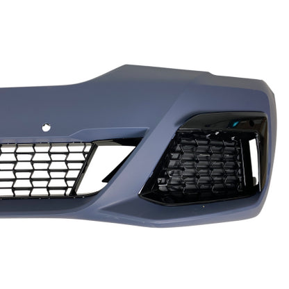 ПРЕДНА БРОНЯ ЗА BMW G30 (2020+) - M-TECH С ОВТОРИ ЗА ПАРКТРОНИК