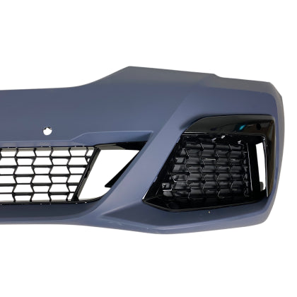 ПРЕДНА БРОНЯ ЗА BMW G30 (2020+) - M-TECH С ОВТОРИ ЗА ПАРКТРОНИК