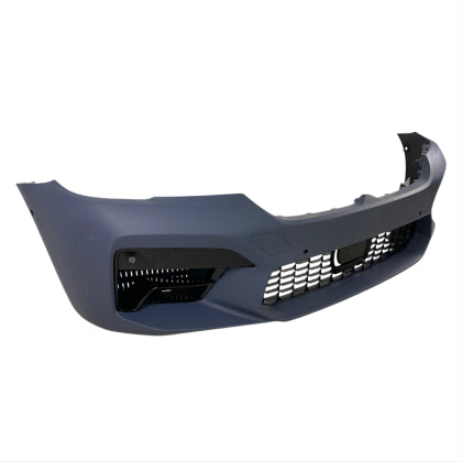 ПРЕДНА БРОНЯ ЗА BMW G30 (2020+) - М5 ДИЗАЙН С ОВТОРИ ЗА ПАРКТРОНИК И КАМЕРА ЗА КОЛИ С CRUISE CONTROL