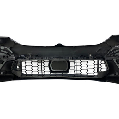 ПРЕДНА БРОНЯ ЗА BMW G30 (2020+) - М5 ДИЗАЙН С ОВТОРИ ЗА ПАРКТРОНИК И КАМЕРА ЗА КОЛИ С CRUISE CONTROL