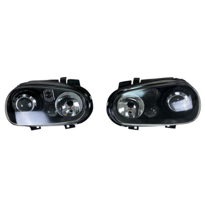 Кристални фарове  GOLF IV R32  - черни