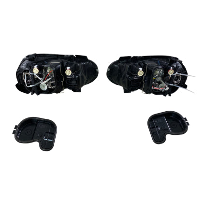 Кристални фарове  GOLF IV R32  - черни