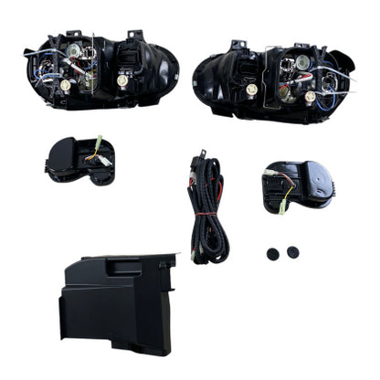 Кристални фарове  Angel Eyes GOLF IV R32  - хром