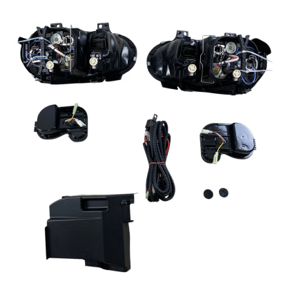 Кристални фарове  Angel Eyes GOLF IV R32  - хром