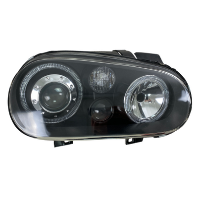 Кристални фарове  Angel Eyes GOLF IV R32  - черни