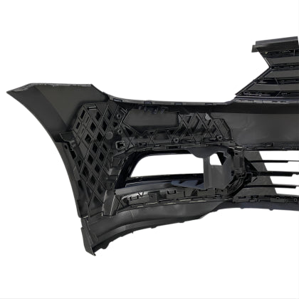 ПРЕДНА БРОНЯ ЗА VW PASSAT B8 (2014+) - R ДИЗАЙН С ЧЕРНА РЕШЕТКА