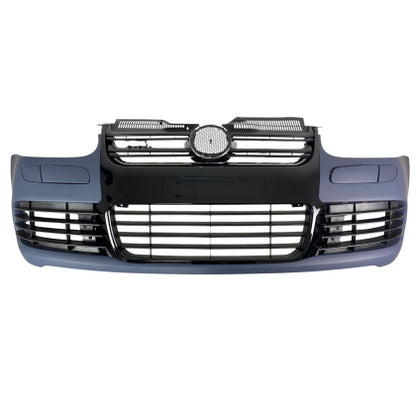 ПРЕДНА БРОНЯ ЗА VW GOLF 5 - R32 ДИЗАЙН С ЧЕРНА РЕШЕТКА