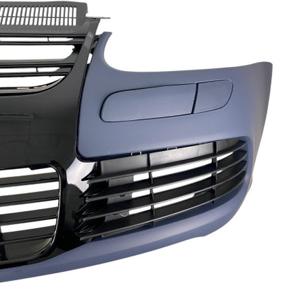ПРЕДНА БРОНЯ ЗА VW GOLF 5 - R32 ДИЗАЙН С ЧЕРНА РЕШЕТКА