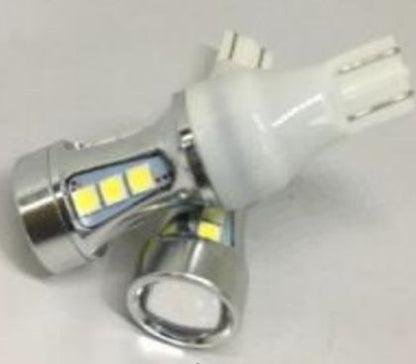 Лед крушки тип T10 с 10 диода 3030 и лупа