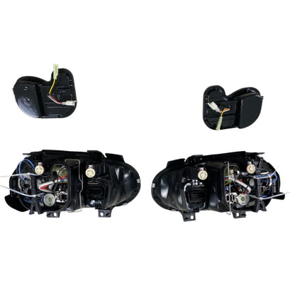 Кристални фарове  Angel Eyes GOLF IV R32  - хром