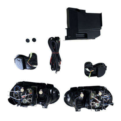 Кристални фарове  Angel Eyes GOLF IV R32  - хром