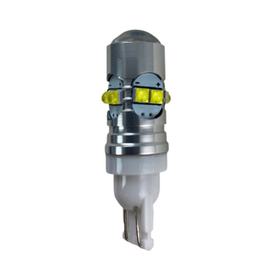 Лед крушки тип T10 10W с 10 диода 2323 по 1W Cree и лупа