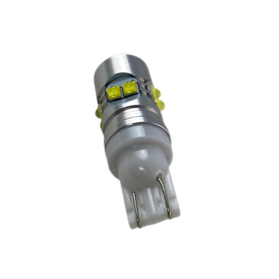 Лед крушки тип T10 10W с 10 диода 2323 по 1W Cree и лупа