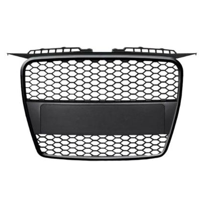 Решетка с поставка за емблема за Audi A3 (2003-2008) - RS-Look Черна