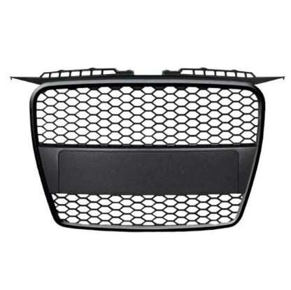 Решетка с поставка за емблема за Audi A3 (2003-2008) - RS-Look Черна