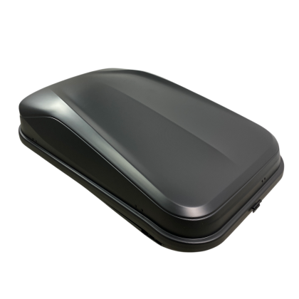 Автобокс Junior Easy 145x94x40cm с 85 mm крепежи, с ключ, 420 литра - черен