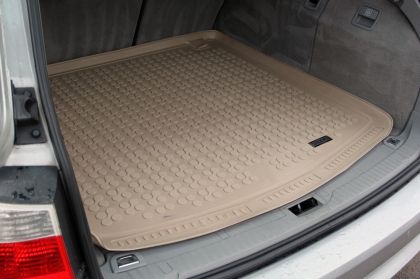 Гумена стелка за багажник Rezaw-Plast за Гумена Стелка ЗА Багажник BMW E61 2003+ Комби - Бежова Rezaw