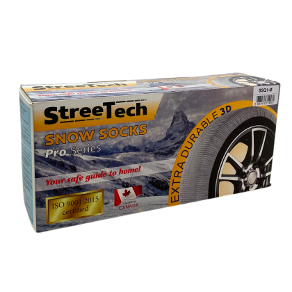 Текстилни вериги за сняг Streetech Pro Series - бял цвят - размер M - 2бр.
