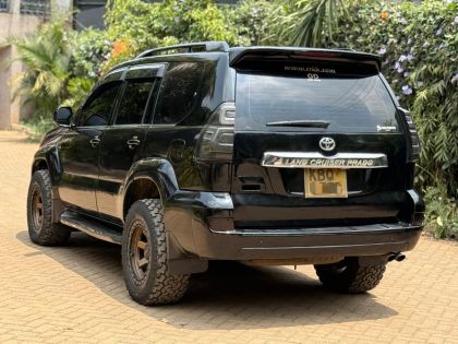 Спойлер антикрило за Toyota Prado  J120 (2003-2009) с трети стоп - черен гланц