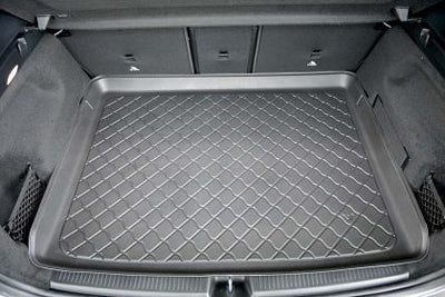 Гумирана стелка за багажник за Mercedes B-Class W246 (2011+) Hatchback 5d upper boot; with adjustable boot floor (EASY VARIO PLUS SYSTEM and with LOAD COMPARTMENT PACKAGE); approx. lenght of the boot liner 82 cm