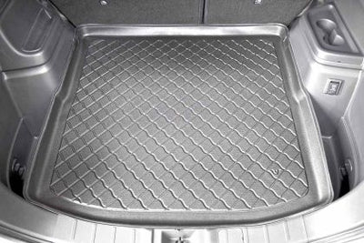 Гумирана стелка за багажник за Mitsubishi Outlander III (2012+) / PHEV Hybrid 5/7 seats; 3rd row pulled down (with and without subwoofer)