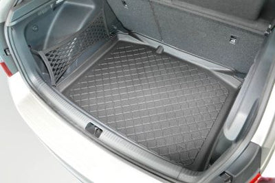 Гумирана стелка за багажник за Skoda Rapid Spaceback (2013+) Ambition & Elegance Combi lower boot (without / under variable boot floor)