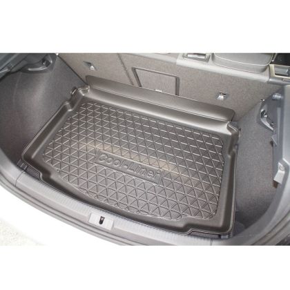 Гумирана стелка за багажник за Volkswagen Golf 7 (2012+) Hatchback 3/5d with mini spare tyre/ repair kit: for upper and lower boot