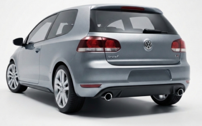 Дифузер за задна броня за Volkswagen Golf 6 - GTI дизайн